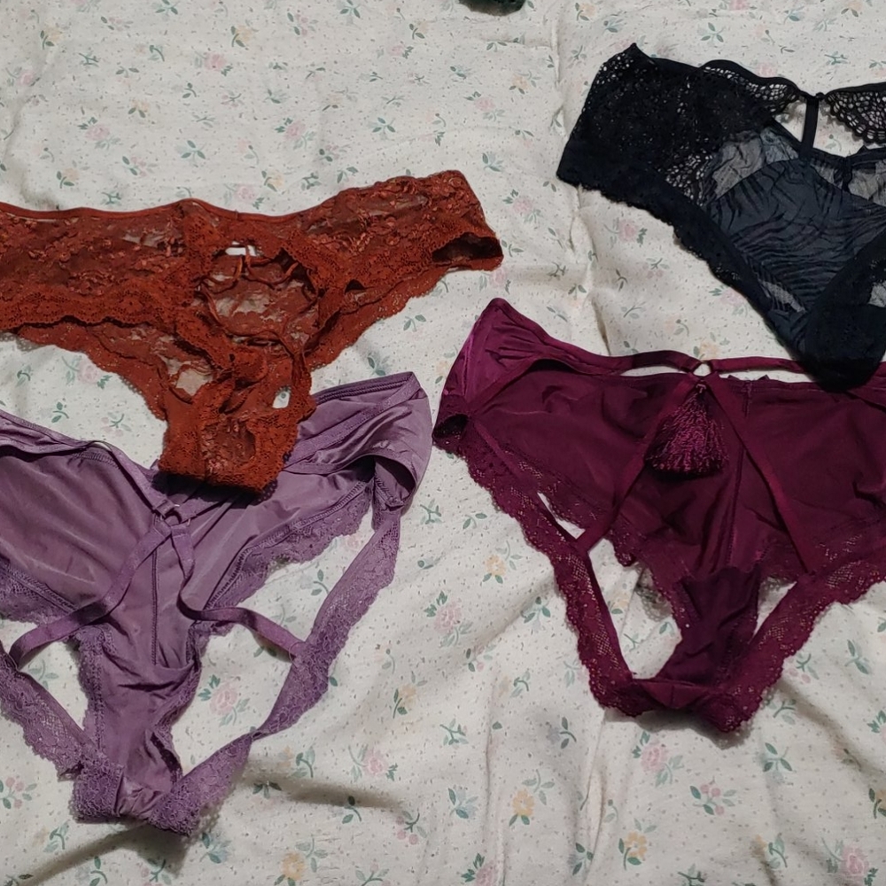 Very sexy/cheeky/tassel Victoria's Secret panties